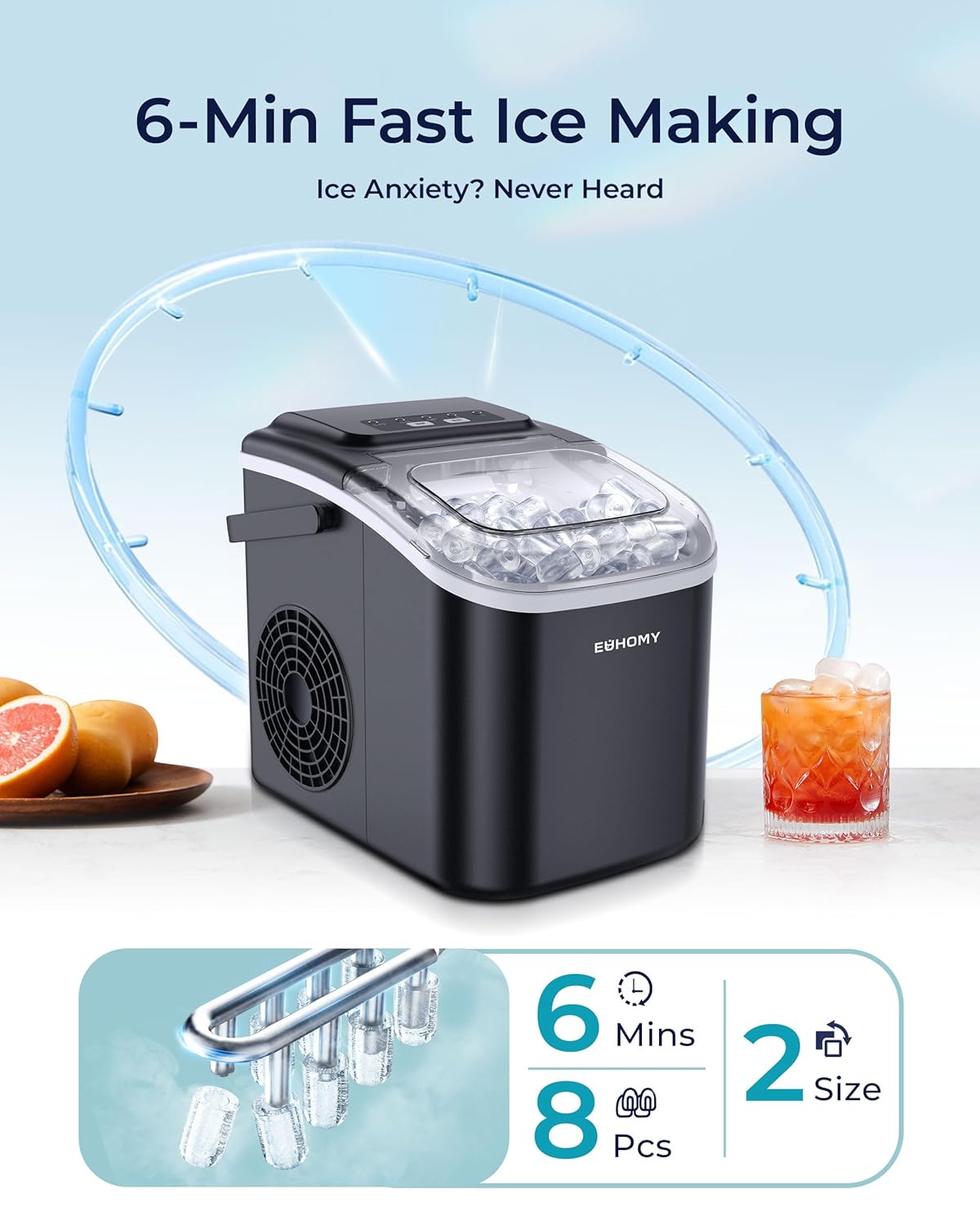 QuickChill Countertop Ice Maker